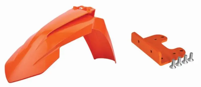 Polisport Ktm Front Fender 2016 + Adaptor Kit Orange Ktm16#90734 1
