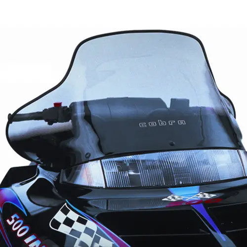 Powermadd 11330 Windshield Mid Tint With Black Accent Graphics 15.5" #11330 1