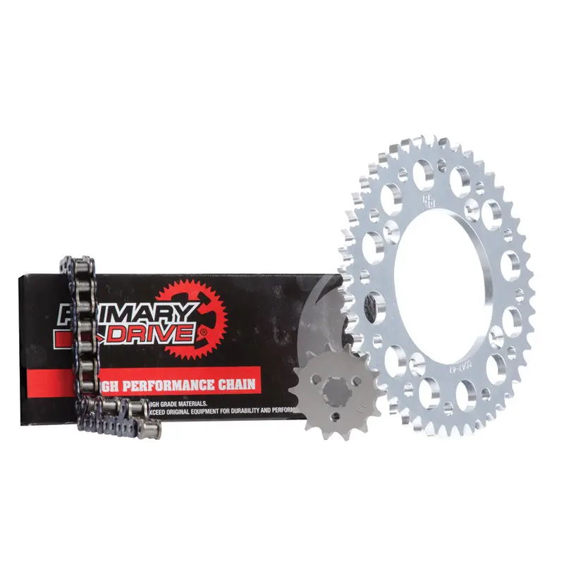 Primary Drive Chain And Sprocket Kit - Aluminum Rear/428 C Chain#125580-P 1