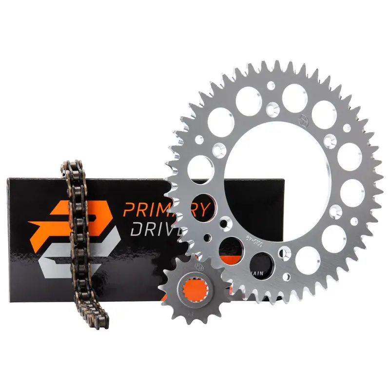Primary Drive Chain And Sprocket Kit - Aluminum Rear/O-Ring Chain#143762-P1 1