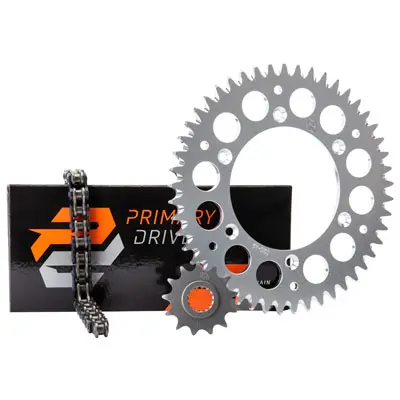 Primary Drive Chain And Sprocket Kit - Steel Rear/O-Ring Chain#109737-P2 1