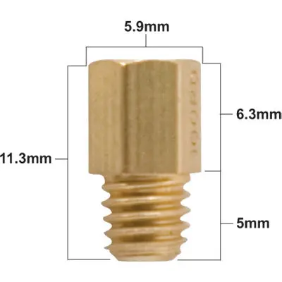 Pro X 4/042 Series Mikuni Hex Main Jet #126001-P 1