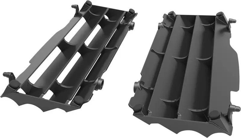 Radiator Louvers Black #8455300001 1