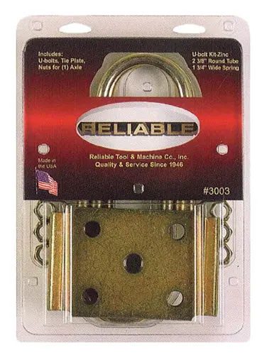 Reliable Mach 3003 U-Bolt Kit 2-3/8" X 1-1/4" Round #3003 1