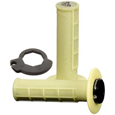 Renthal Aramid Half Waffle Mx R-Works Lock-On Grips#2136760004 1