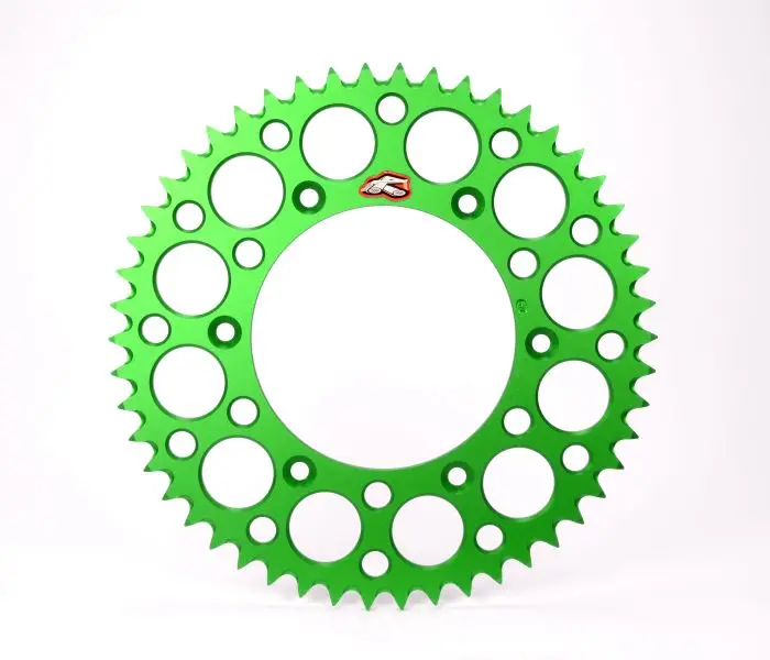 Renthal Rear Ultralight Sprocket Green Grooved 49T#408U-420-49Gegn 1