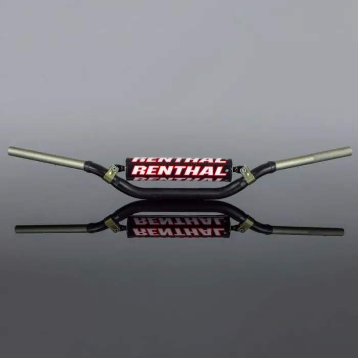 Renthal Twinwall Handlebar Padded - Black#990-01-Bk-07-185 1