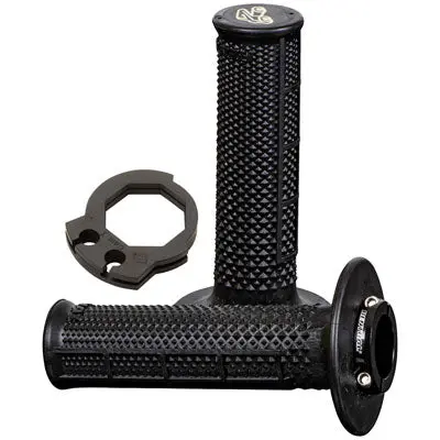 Renthal Ultra-Tacky Tapered Half Waffle Mx R-Works Lock-On Grips#2136750005 1