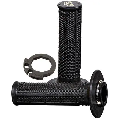 Renthal Ultra-Tacky Tapered Half Waffle Mx R-Works Lock-On Grips#2136750009 1