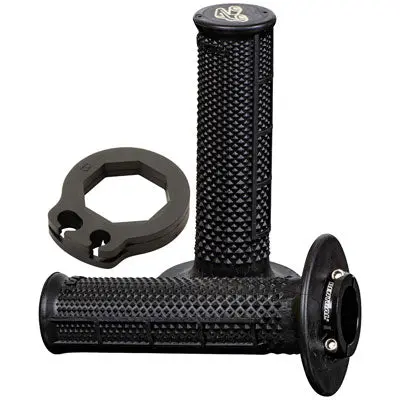 Renthal Ultra-Tacky Tapered Half Waffle Mx R-Works Lock-On Grips#2136750010 1