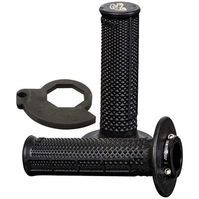 Renthal Ultra-Tacky Tapered Half Waffle Mx R-Works Lock-On Grips#2136750011 1
