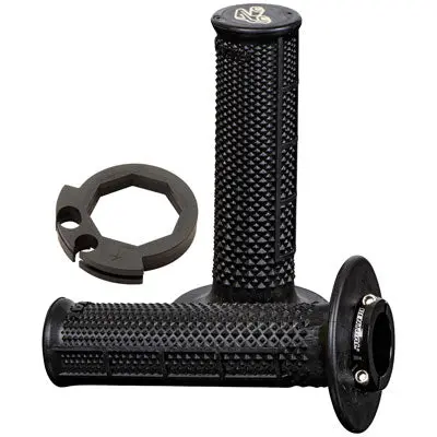 Renthal Ultra-Tacky Tapered Half Waffle Mx R-Works Lock-On Grips#2136750013 1