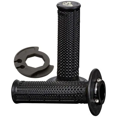 Renthal Ultra-Tacky Tapered Half Waffle Mx R-Works Lock-On Grips#2136750014 1