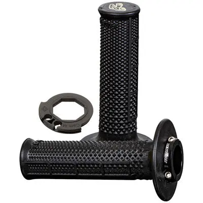 Renthal Ultra-Tacky Tapered Half Waffle Mx R-Works Lock-On Grips#2136750015 1