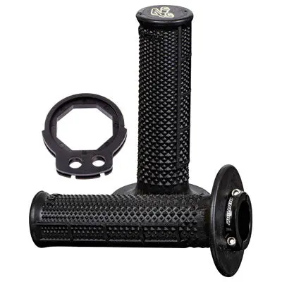 Renthal Ultra-Tacky Tapered Half Waffle Mx R-Works Lock-On Grips#2136750017 1