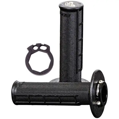 Renthal Ultra-Tacky Tapered Half Waffle Mx R-Works Lock-On Grips#2136750020 1