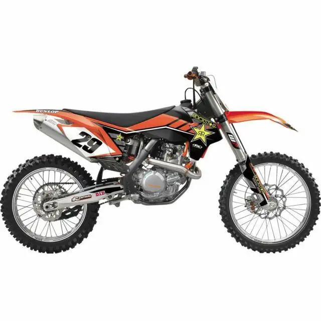 Rockstar Complete Shroud/Trim/Lower Fork Graphic Kit Husqvarna#23-07640 1