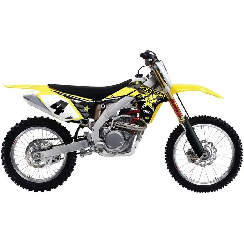 Rockstar Complete Shroud/Trim/Lower Fork Graphic Kit Suzuki#23-07432 1