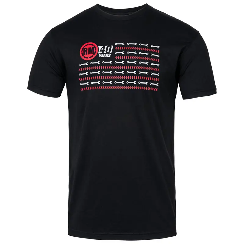 Rocky Mountain Atv/Mc 40 Year Anniversary Flag T-Shirt#216390-P 1