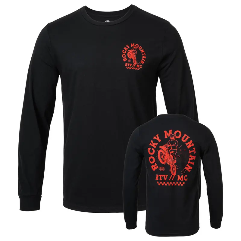 Rocky Mountain Atv/Mc Throwback Long Sleeve T-Shirt#215196-P11 1