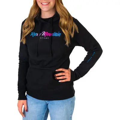 Rocky Mountain Atv/Mc Women's Fade Hooded Sweatshirt#218523-P 1