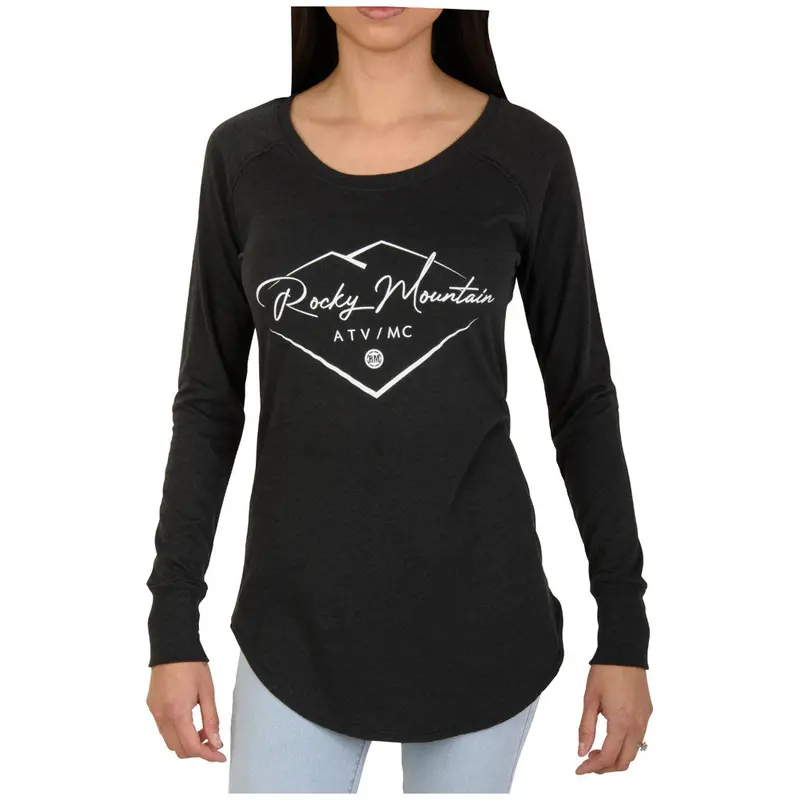 Rocky Mountain Atv/Mc Women's Mountain Long Sleeve T-Shirt X-Large Black#2136580005 1