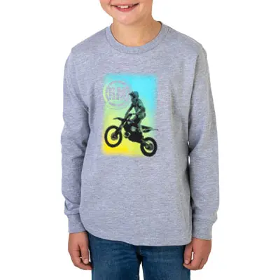 Rocky Mountain Atv/Mc Youth Hot Pursuit Long Sleeve T-Shirt#218545-P 1