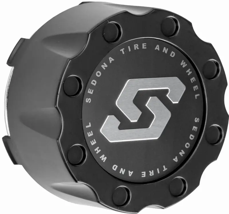 Sedona Spyder Wheel Replacement Cap Black #Cp-A8-110Bs 1