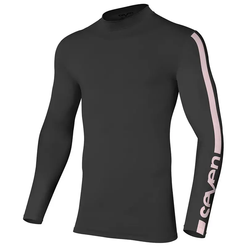 Seven Zero Dissolve Compression Jersey Medium Charcoal/Rose#2020001-059-M 1