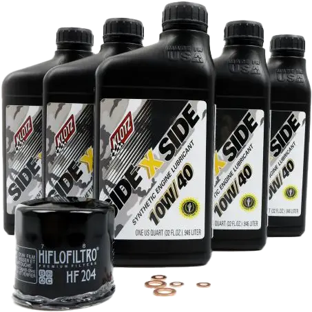Side X Side Oil Change Kit 10W40 With Oil Filter Yamaha #Ku-106 1