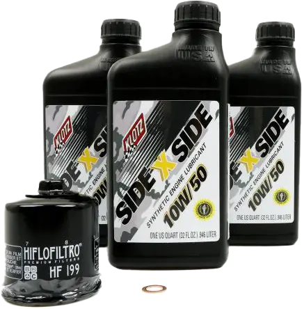 Side X Side Oil Change Kit 10W50 With Oil Filter Polaris #Ku-103 1