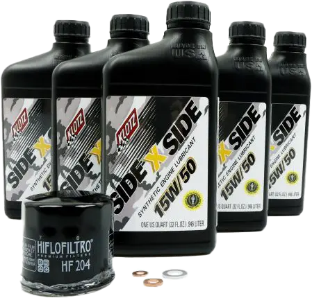 Side X Side Oil Change Kit 15W50 With Oil Filter Yamaha #Ku-107 1