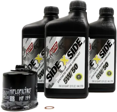 Side X Side Oil Change Kit 5W50 With Oil Filter Polaris #Ku-102 1