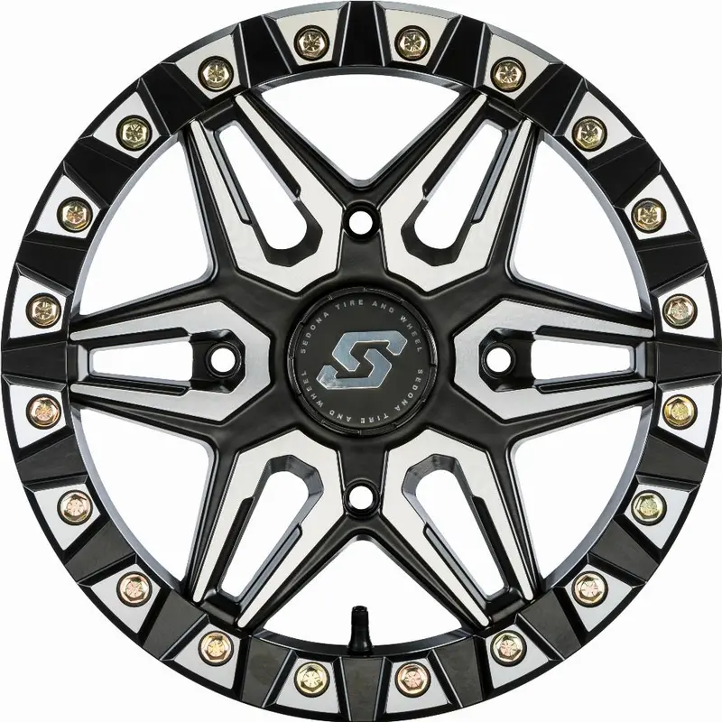 Split 6 Bdlk Wheel 15X6 4/156 5+1 (+38Mm) Blk/Machined #A72m-56056+38S 1