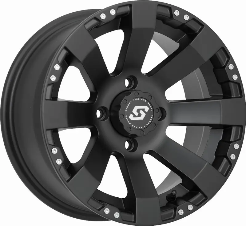 Spyder Wheel 12X7 4/110 5+2 (+10Mm) Black #A7527011-52S 1