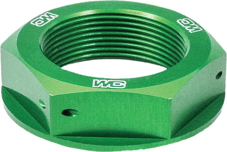 Steering Stem Nut (Green)#24-338 1