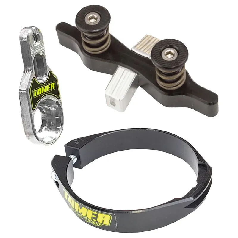 Tamer Double Button Holeshot Hookup System With Guard Bracket Black#2179610002 1