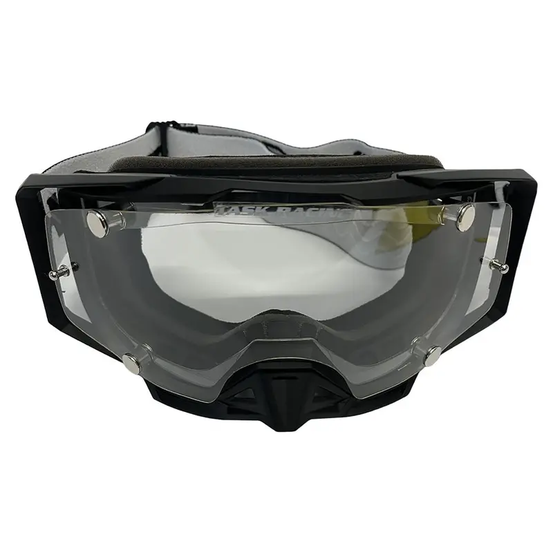 Task Racing Aer-Flo-Xl Goggle Black Frame/Clear Lens#Aer-Flo-Xl-C 1