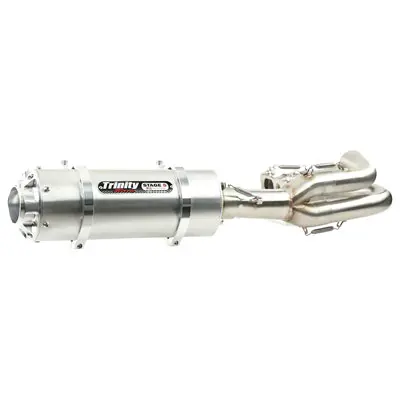Trinity Racing Stage 5 Exhaust System Brushed#Tr-4177F-Ss 1
