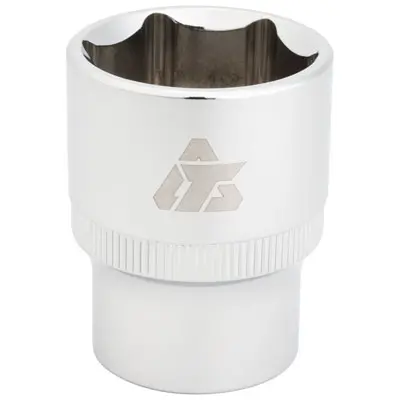 Tusk 1/2" Drive 6-Point Standard Socket 24Mm#Wr17050024012 1