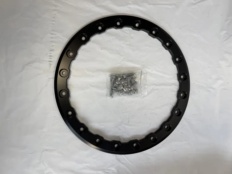 Tusk 185-279-0030 4/137 Teton Beadlock Wheel 15X10 5.0 + 5.0 Machined/Black 2