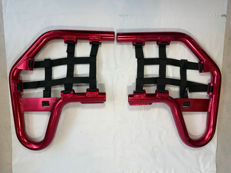 Tusk 19-2217 Comp Series Nerf Bars Red With Black Webbing For Honda Trx 250X 2009,2011-2014,2016-2024 1