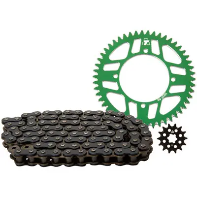 Tusk Chain And Sprocket Kit - Aluminum Rear/420 Off-Road Chain#215268-P 2