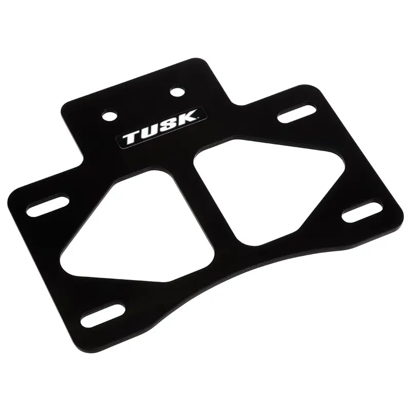 Tusk License Plate Mount Black Powder Coated#2025640003 1
