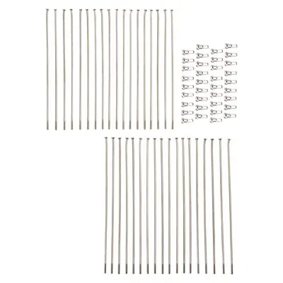 Tusk Motorcycle Spoke Kit - Front 12" Silver Spoke/Silver Nipple#Spk-Mf5t-12-77 1