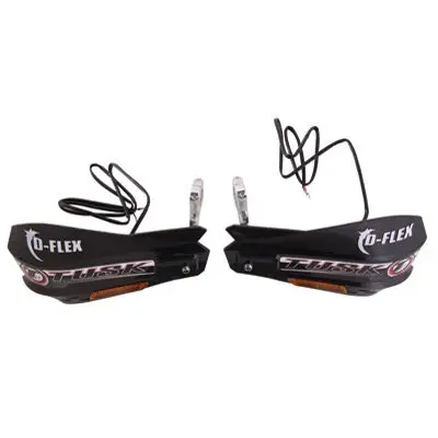 Tusk Mx D-Flex Mc Handguards With Turn Signals Black#1285740001 1