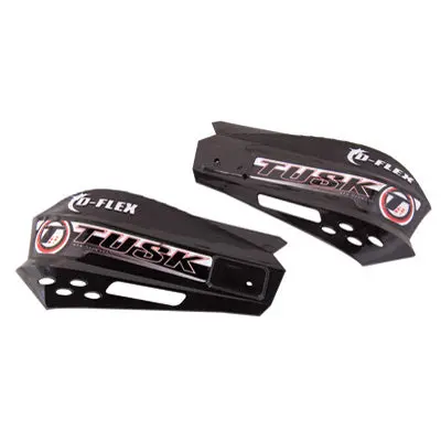 Tusk Mx D-Flex Replacement Plastic Hand Shields W/Turn Signal Hole Black#127-771-0001 1