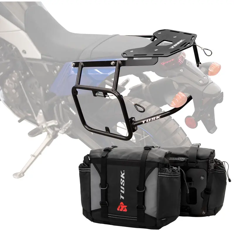 Tusk Pannier Racks With Olympus Pannier Bags#199966-P11 1