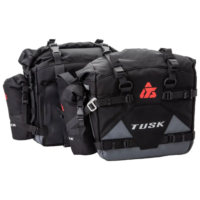 Tusk Pannier Racks With Tusk Pilot Pannier Bags And Bottle Holders#203216-P 1
