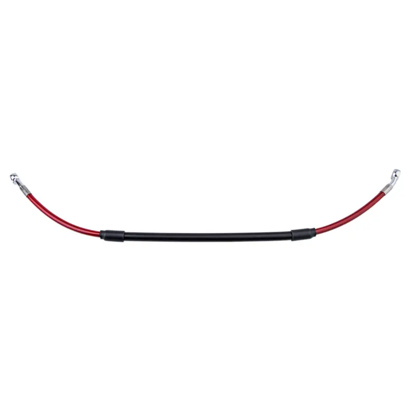 Tusk Rear Motorcycle Steel Braided Brake Line#120156-P 1